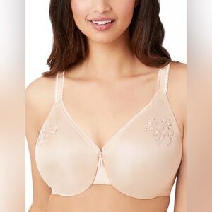 WACOAL SLIMLINE MINIMIZER BRA, SAND, SIZE 38D, NWT.